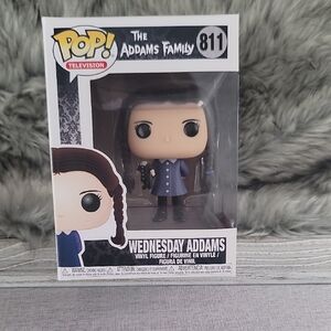 Funko Pop The Addams Family Wednesday Addams Figure - Black and Blue